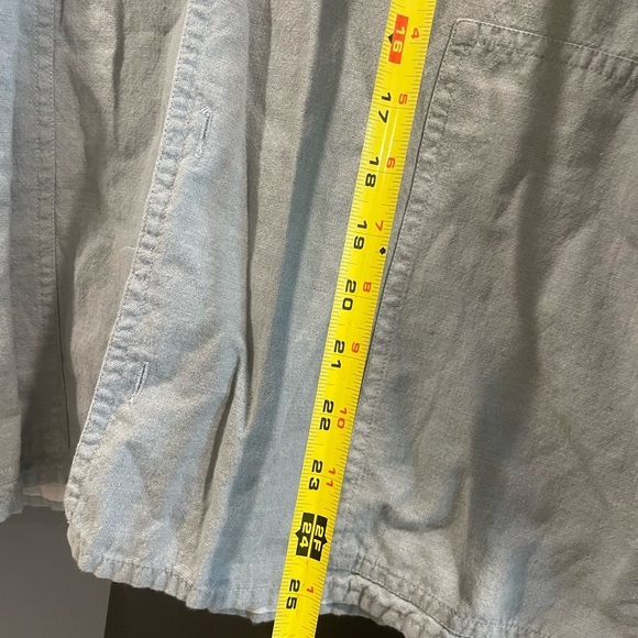 Eskander Linen Button Down Chic Oversized Top Neiman Marcus - Picture 6 of 9